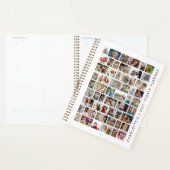 Witte aangepaste 54 foto collage planner (Display)