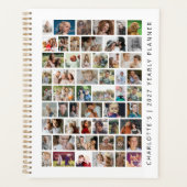 Witte aangepaste 54 foto collage planner (Voorkant)