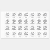 Witte Aangepaste Logo Zakelijke Branding Fabric Kl Labels (Vel)