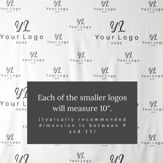 Witte Aangepaste Zakelijk Logo Achtergrond Beursst Wandkleed