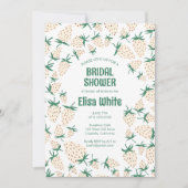 Witte Aardbei Pineberry CUSTOM Vrijgezellenfeest Kaart (Voorkant)