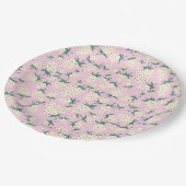 Witte Aardbei Pineberry CUSTOM VRIJGEZELLENFEEST Papieren Bordje (Gekanteld)