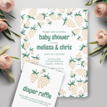 Witte Aardbei Schattige Pineberry AANGEPASTE BABY 