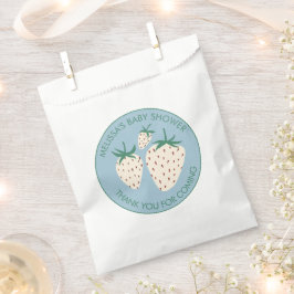 Witte Aardbei Schattige Pineberry BABY SHOWER Cust Bedankzakje