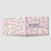 Witte Aardbei Schattige Pineberry CUSTOM BABY SHOW Gastenboek (Volledig)