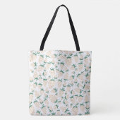 Witte aardbeien met exotische smaak en kleurrijke  tote bag (Voorkant)