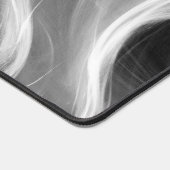 Witte Abstracte Rookwerveling Bureaumat (Hoek)
