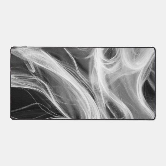 Witte Abstracte Rookwerveling Bureaumat (Voorkant)