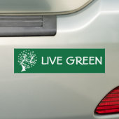 Witte Abstracte structuur Bumpersticker (Op auto)