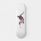 witte achtergrond, Ant Atkinson Skateboard (Voorkant)