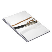 witte achtergrond, bezinning notitieboek (Rechterzijde)