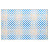 Witte achtergrond Blauwe stippen Stof (Yard (91,4 cm))
