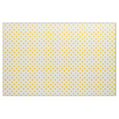 Witte achtergrond gele stippen stof (Yard (91,4 cm))