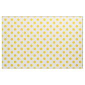 Witte achtergrond gele stippen stof (Fat Quarter)
