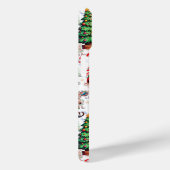 Witte Achtergrond Kerst Decoratiepatroon Case-Mate iPhone Case (Achterkant / Rechts)