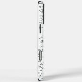 Witte achtergrond mathemaformules vergelijkingen Case-Mate iPhone case (Achterkant / Rechts)