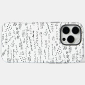 Witte achtergrond mathemaformules vergelijkingen Case-Mate iPhone case (Achterkant (horizontaal))