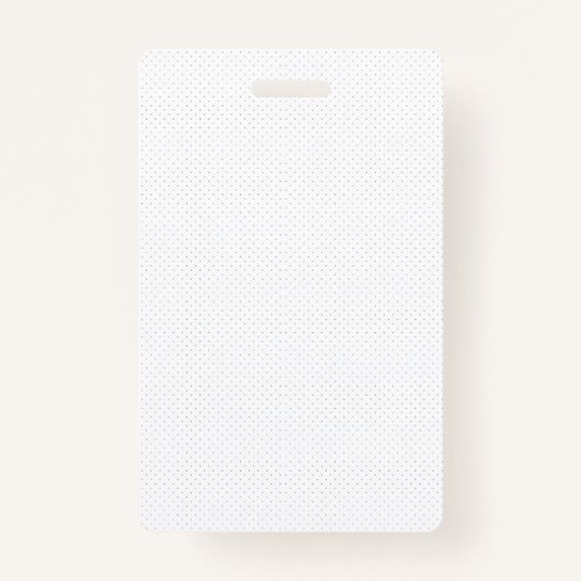 Witte achtergrond met een zich herhalend patroon v badge (Achterkant)