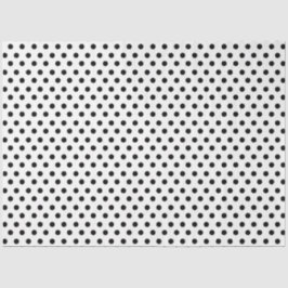 Witte achtergrond met zwarte poolpunten tissuepapier