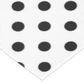 Witte achtergrond Polka Dots Design Tafelkleed (Gekanteld)