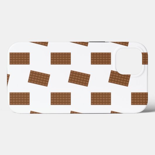 Witte achtergrond van chocolade-bars Case-Mate iPhone case (Achterkant (horizontaal))