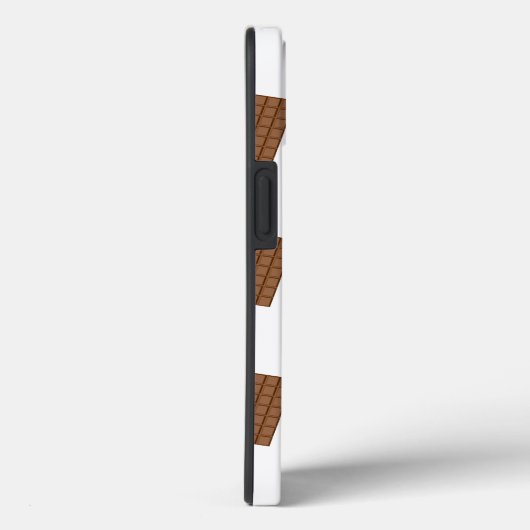 Witte achtergrond van chocolade-bars Case-Mate iPhone case (Achterkant / Rechts)