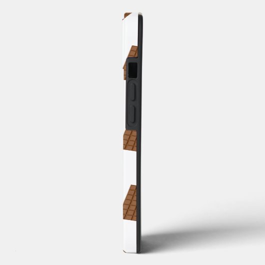 Witte achtergrond van chocolade-bars Case-Mate iPhone case (Achterkant / Links)