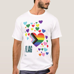 witte achtergrond van PFLAG Pride Shirt