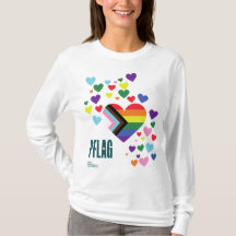 witte achtergrond van PFLAG Pride Shirt