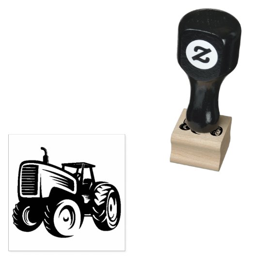 Witte achtergrond van trekkerschets rubberstempel (Gestempeld)