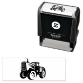 Witte achtergrond van trekkerschets  zelfinktende stempel (In situ)