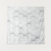 Witte achtergrondstructuur. 3d afbeelding, 3d ing. wandkleed (Voorkant (horizontaal))