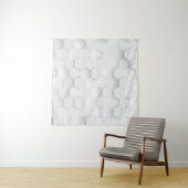 Witte achtergrondstructuur. 3d afbeelding, 3d ing. wandkleed (In situ)