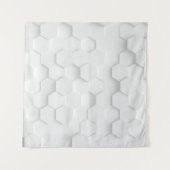 Witte achtergrondstructuur. 3d afbeelding, 3d ing. wandkleed (Voorkant)