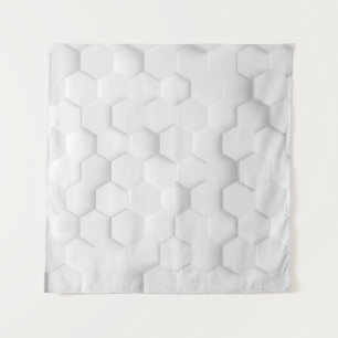 Witte achtergrondstructuur. 3d afbeelding, 3d ing. wandkleed