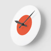 Witte acrylwandklok ronde klok (Hoek)