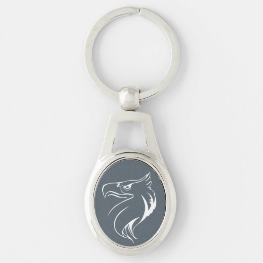 Witte adelaar sleutelhanger (Voorkant)