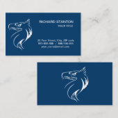 Witte adelaar visitekaartje (Voorkant / Achterkant)