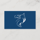 Witte adelaar visitekaartje (Achterkant)