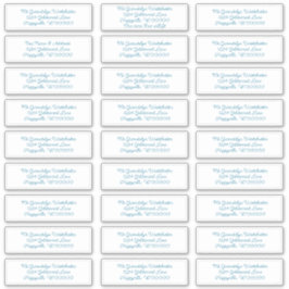 Witte Adresetiketten voor afzonderlijke mailing Sticker