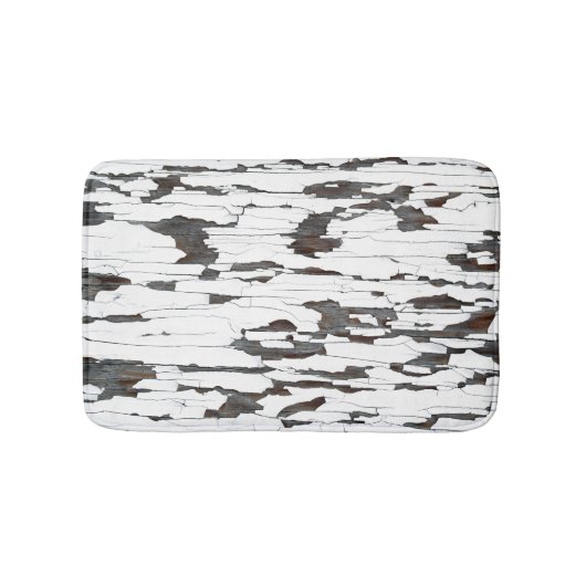 Witte afbladderende verf badmat (Voorkant)