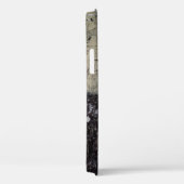 Witte afdruk op bruin hout Case-Mate iPhone case (Achterkant / Rechts)