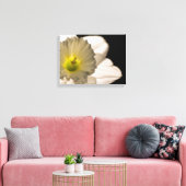 Witte affodilerkloer met achtergrondverlichting canvas afdruk (Insitu (Woonkamer))