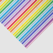 Witte afgebeelde brederspectrum regenboogstrips tissuepapier (Detail)