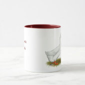 Witte Afrikaanse ganzen Mok (Midden)