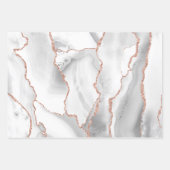 witte agaat inpakpapier vel (Voorkant 3)