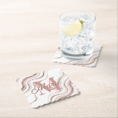 Witte Agaat Roos Goud Onderzetter Set (Insitu)