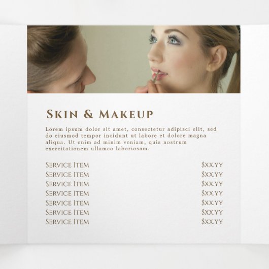 Witte Agate Drieveldsfolder Drieluik Kaart (Binnenkant midden)