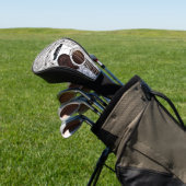 Witte akoestische gitaar golfheadcover (Insitu)