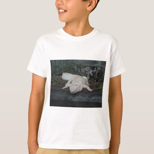 witte alligator t-shirt (Voorkant)